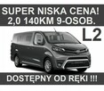 Toyota Proace Verso 2,0 140KM 9-os. Pakiet Clim&Touch Dostępny od ręki Niska Cena 2046zł - 1