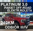 Ford Ranger Platinum 3,0 240KM 4x4 Roleta elekt. Kamera360 Odbiór kwiecień 3316 zł - 1