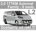Toyota Proace Verso L2 2,0 177KM Automat  8-os. Family Kamera Dostępny od ręki  2457 zł - 1
