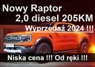 Ford Ranger Raptor Raptor 2,0 diesel 210KM Roleta elektr. Niska Cena Od ręki !  2978zł - 1