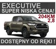 Toyota Hilux 2,8 204KM Executive Kamera 360 18" Felgi Super Cena od ręki ! - 1