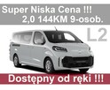 Toyota Proace Verso 2,0 144KM 9-os. Dostępny od ręki Super Niska Cena Czujniki 1812 zł - 1
