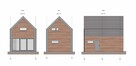 Nowy dom Besta z antresolą - 60 m2 pow. użytkowej - 3 pokoje - 13