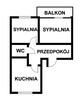 Przestronne 2-pokojowe mieszkanie (52m²) - Wałbrzy - 2