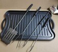 Płyta grillowa dwustronna patelnia długa 52 z akcesoriami 3+ - 2