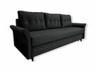 Sofa Lorenzo Glamour rozkładana kryształ Kanapa - 3
