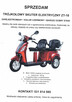 SKUTER ELEKTRYCZNY TRÓJKOŁOWY - 1