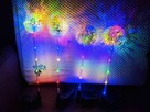 Lampki ogrodowe LED Solarne do ogrodu RGB 4 Lampy na taras - 3