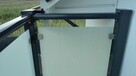 Aluminium + szkło hartowane - ogrodzenia -balustrady - 4