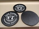 Stylowe Podkładki pod Whisky Jack Daniels z Etui - Zestaw 4 - 3