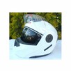 Kask motocyklowy BLD szczękowy rozmiar XL biały połysk blend - 1