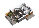 Dwupoziomowy apartament z ogrodem w promocji. - 9