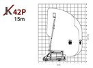 Mercedes Sprinter Zwyżka Podnośnik Koszowy KLUBB K42P UDT WUMAG GSR Wysokość Podnoszenia 15m 100% SP - 12