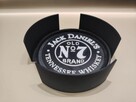 Stylowe Podkładki pod Whisky Jack Daniels z Etui - Zestaw 4 - 2
