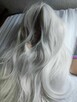 Peruka Jasny Blond Włosy Długie 80cm loki - 3