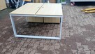 Biurko dwustanowiskowe 160x70 Biurka tup BENCH do biur dom - 3