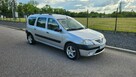 Dacia Logan 1.5Dci 2007r 7 osób 86KM Salon PL 1wł 202tys km Klima Hak Alu Relingi - 2