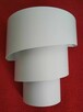 Lampa na ścianę biała metalowa Oprawa ścienna kinkiet lampka - 1