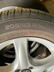 felgi aluminiowe R16 Toyota plus nakrętki plus opon 4 szt. - 2