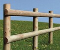 Stylowe ogrodzenia z bali i półwałków sosnowych – country, e - 2
