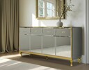 Komoda lustrzana, glamour, salon, noga ludwik, zloto !!! - 2