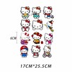T-shirt koszula z grafiką transferową Hello Kitty Kuromi - 7