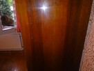 Szafa orzech połysk lustro trzydrzwiowa szeroka 150cm wysoka - 5