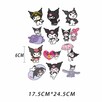 T-shirt koszula z grafiką transferową Hello Kitty Kuromi - 8