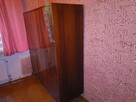 Szafa orzech połysk lustro trzydrzwiowa szeroka 150cm wysoka - 4