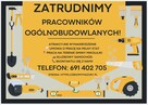 Zatrudnimy pracowników ogólno budowlanych - 1