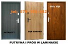 Drzwi zewnętrzne drewniane i metalowe wejściowe z montażem - 10