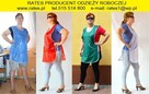 Fartuchy stylonowe Firmy Rates.pl cena netto 13,75 zł.