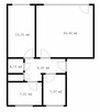 Serbinów / 62m2 / PARTER / 3 pokoje+balkon+piwnica - 14