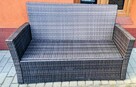 Sofa ogrodowa, 2 osobowa, możliwy transport. - 2