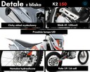 KAYO K2 Cross Kayo K2 150 Transport Raty Fvat Rozrusznik Manual Lampa Led - 6