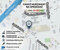 Sprzedam murowany garaż w centrum Sosnowca okolice Ostrogórskiej Jagiellońskiej z księgą wieczystą