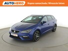 Seat Leon DSG full LED półskóra navi klima auto grzane fotele czujniki parkowani