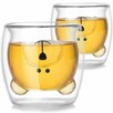 szklanka termiczna 200ml do kawy herbaty MIŚ . | SZK24ZESTAW - 3
