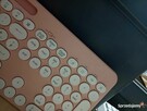 Różowy Zestaw Bezprzewodowy Klawiatura + Mysz Leadsail K933 - 2