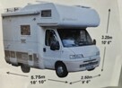 FIAT DUCATO KAMPER 2000r. 1.9 TD SOLAR MARKIZA 99 500 km - 4