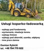 Usługi koparko-ładowarka