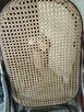 Stary fotel bujany z drewna lata 70 antyk - 6