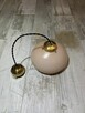 Lampa wisząca z kloszem typu beret