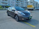 Nissan Leaf Tekna 30kWh 2016 153tys. km Pompa ciepła Skóra BOSE Kamera 360 Alu - 7
