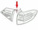Spinka lampy tył klapa Suzuki Vitara III 35153-54G00 - 2