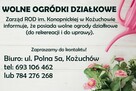 Wolne ogródki działkowe! ROD Konopnickiej w Kożuchowie - 1