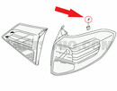 Spinka lampy tył błotnik Suzuki Vitara III 3553-65J00 - 3