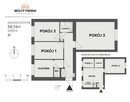 Krzywoustego | 3pok | rozkład | centrum | do remontu | 0% | - 12