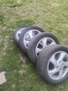 Sprzedam felgi 15 rozstaw śrub 4x108 od peugeot z oponami le - 8