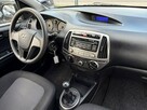 Hyundai i20 * REZERWACJA * Tylko 83 Tyś KM * Benzyna 1.2 Zwykły * KLIMA * - 9
